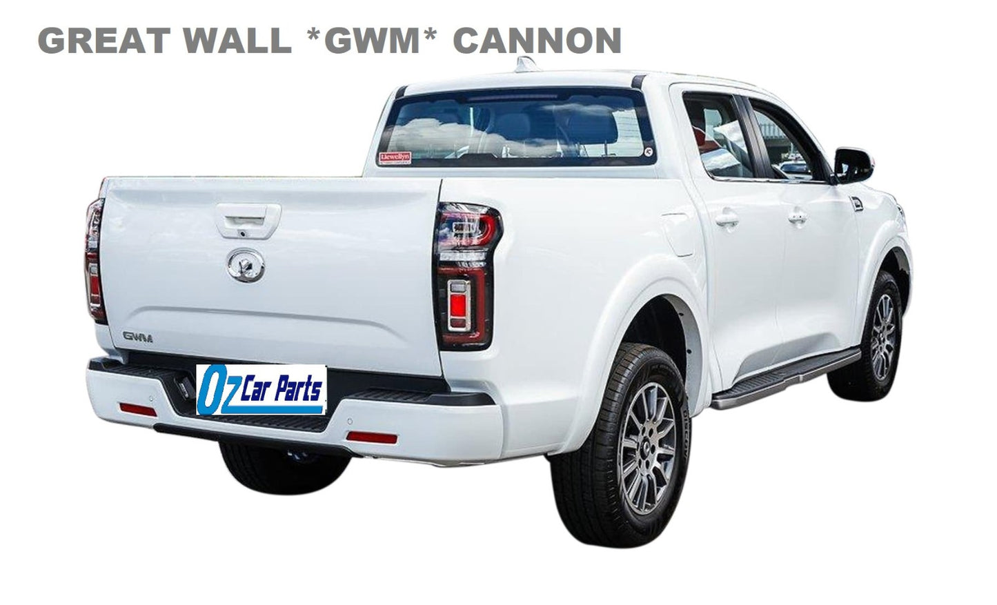 GENUINE REAR BAR STEP COVER BUMPER BAR STEP FOR GWM CANNON 03/2020-ON GREAT WALL