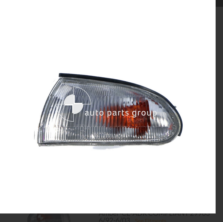 NEW LEFT CORNER BLINKER PARK LIGHT FOR MITSUBISHI LANCER CE 10/1992-6/2003