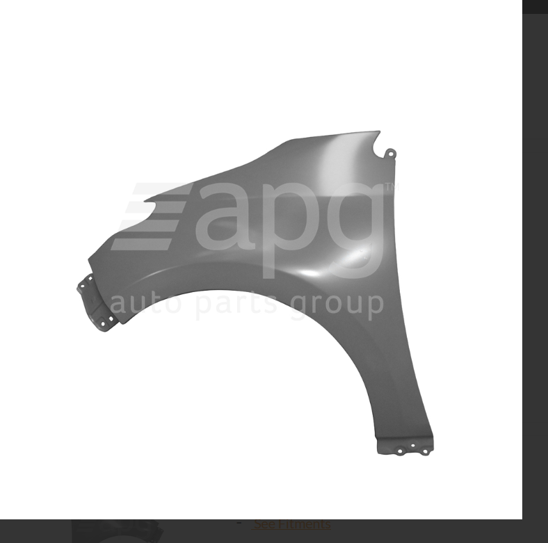 Genuine LEFT FRONT GUARD FENDER FOR TOYOTA YARIS HATCH 5/2020-ON MXPA10R-MXPH10R