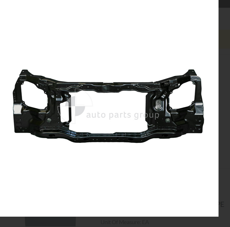 GENUINE Radiator Support FOR Holden Colorado RC 7/2008-6/2012 2.4L PET/3.0L TD