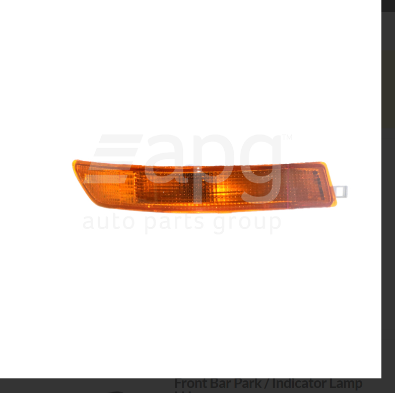 NEW Front Bar Park-Indicator LIGHT RIGHT SIDE FOR TOYOTA COROLLA 7/1994-7/1999