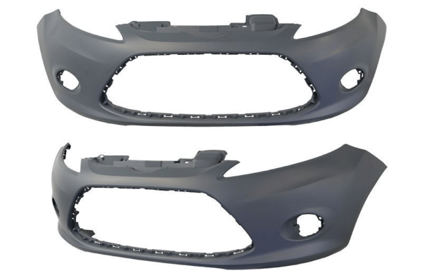 NEW FRONT BAR BUMPER FOR FORD FIESTA WT 05/2009-07/2013 OVAL FOG LIGHT HOLE TYPE