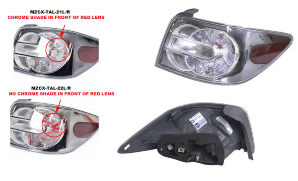 NEW RIGHT SIDE TAIL LIGHT FOR MAZDA CX-7 ER SERIES 1 11/2006 ~ 09/2009 TAILLIGHT