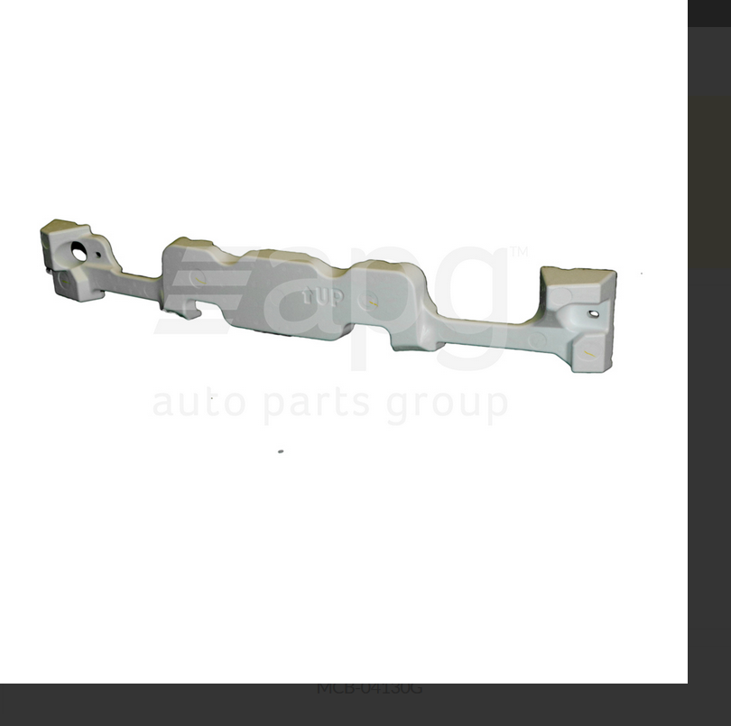 GENUINE Front Bar Absorber FOR MAZDA-3 HATCH SEDAN 11/2013-5/2016