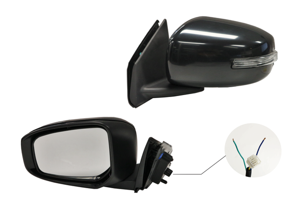 NEW LEFT SIDE DOOR MIRROR FOR MITSUBISHI LANCER CJ/CF 9/07-12/17 7-PIN FOLDING