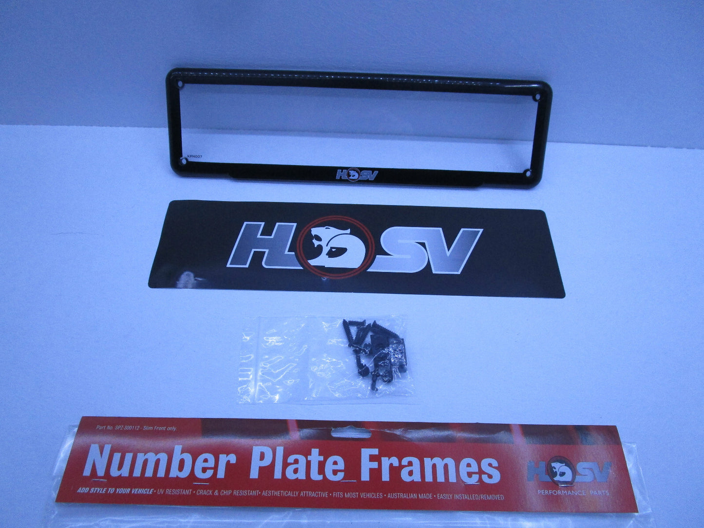 GENUINE Licence Number Plate Cover Slimline FOR HOLDEN HSV ALL MODEL 372MM X 100
