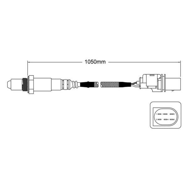 NEW Exhaust O2 Oxygen Sensor FOR BMW 3 Series: E90 / E91 323i (2.5L