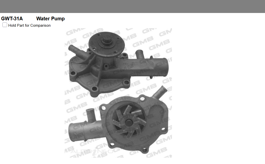 GENUINE GMB WATER PUMP+GASKET+SILICONE FOR Toyota Celica 1.6L A40 GT (TA40)