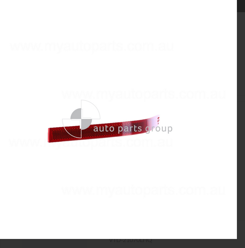 GENUINE DRIVER REAR REFLECTOR FOR VW Volkswagen Transporter T6.1 6/2020-ON