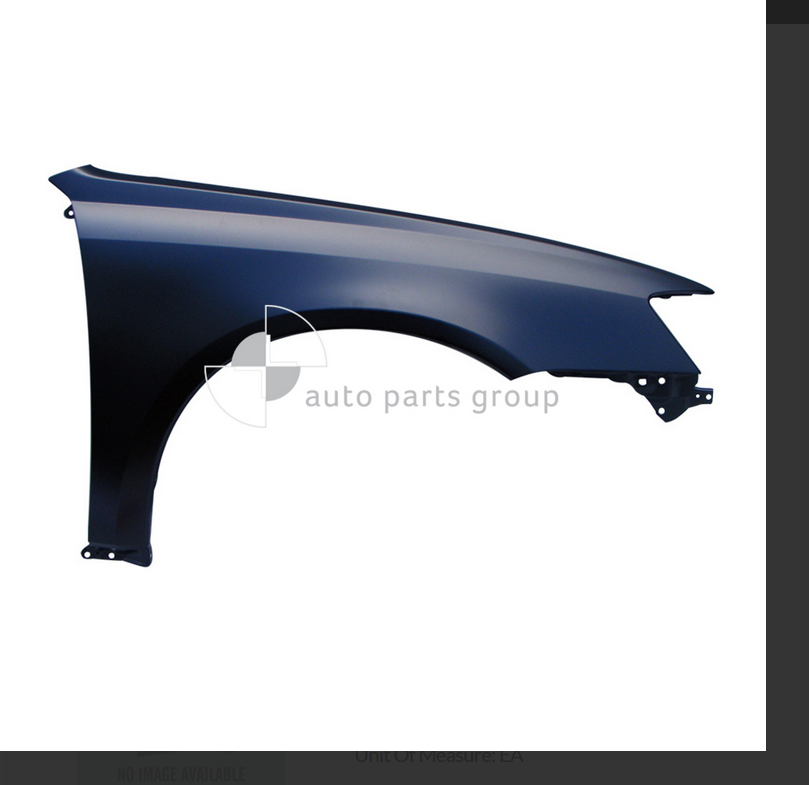 GENUINE RIGHT FRONT GUARD FENDER FOR SUBARU LIBERTY B4 9/2003-8/2004