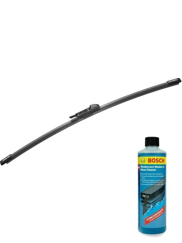 Bosch Rear Wiper Blade 380mm + Windshield Washer Fluid Fits Porsche Macan, Fiat