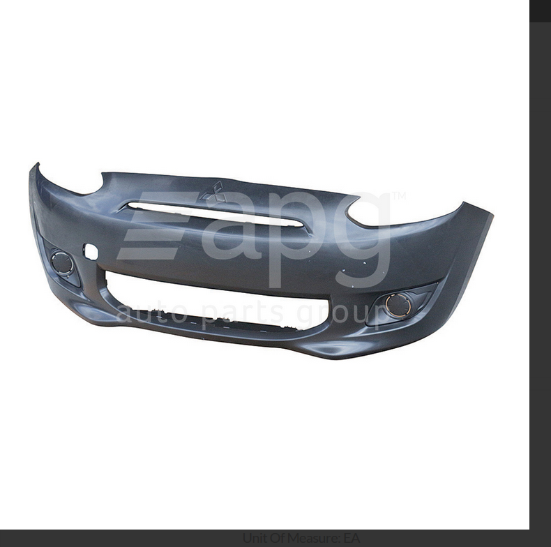 FRONT BAR COVER BUMPER FOR MITSUBISHI MIRAGE LA 12/2012-3/2016