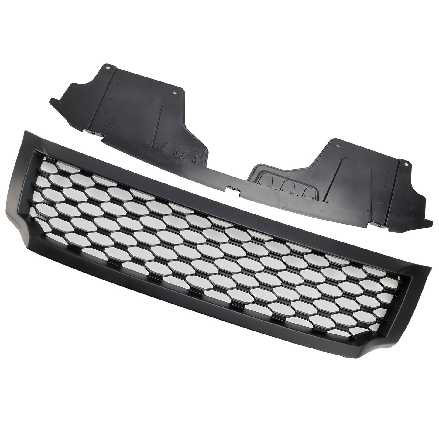 NEW FRONT BLACK GRILLE MESH SET For Nissan Navara NP300 2015-2020