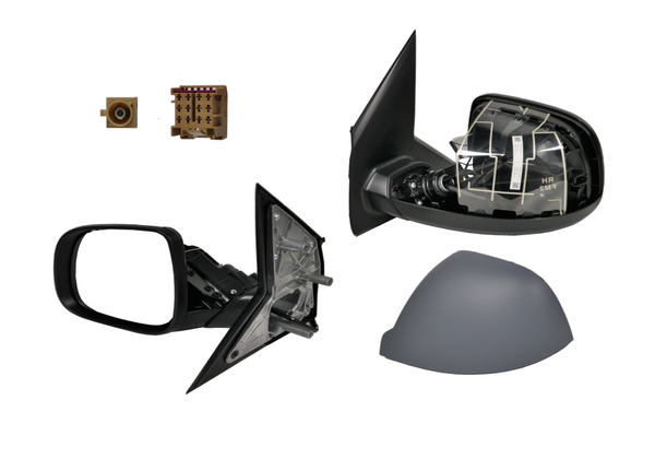 NEW LEFT SIDE DOOR MIRROR FOR VOLKSWAGEN TRANSPORTER T6 07/2015-ON X2-PLUG-TYPE