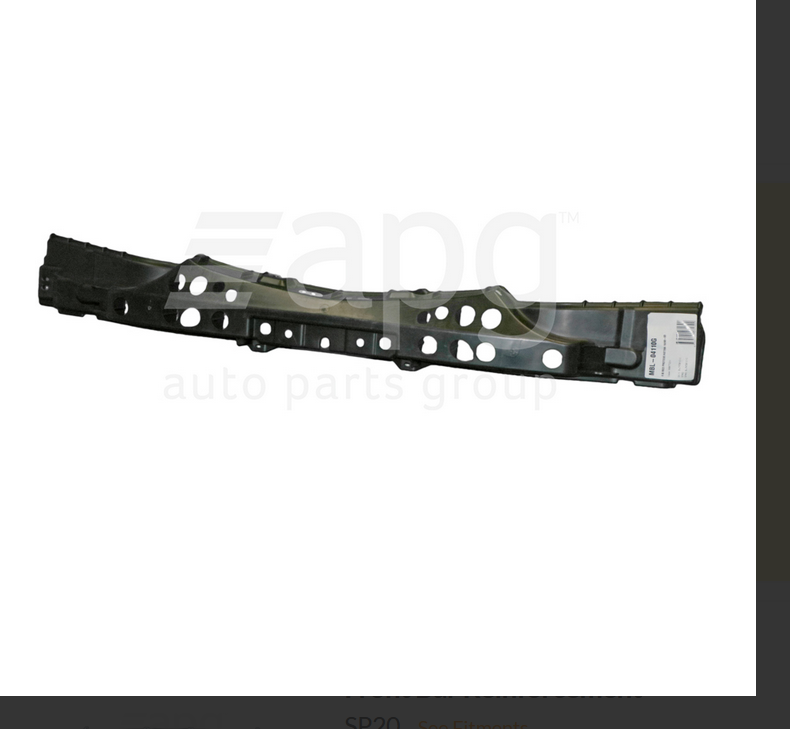 GENUINE Front Bar Reinforcement FOR MAZDA 323 BJ ASTINA 2/2001-1/2004 PROTEGE