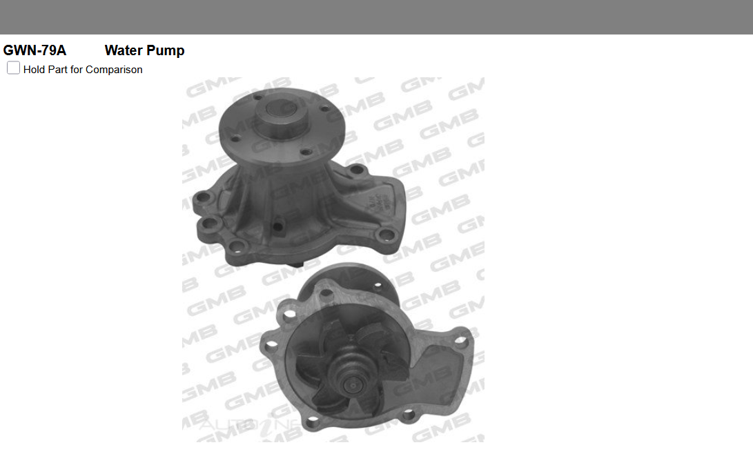 GENUINE GMB WATER PUMP+GASKET+SILICONE FOR Nissan Serena 2.0L C23