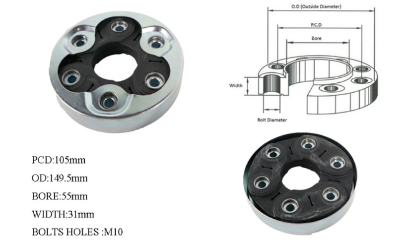 NEW REAR TAIL SHAFT COUPLING FOR AUDI A3 8P 06/2004 ~ 04/2013