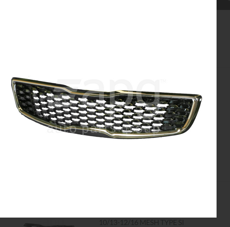 GENUINE FRONT GRILLE FOR KIA CERATO 3/2016-4/2018 4/5-DOOR