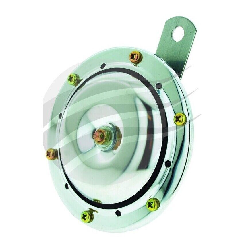 NEW Disc Horn 12V Low Tone 115DB Chrome Plated 101mm