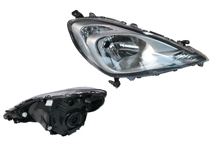 NEW RIGHT HEADLIGHT FOR HONDA JAZZ GE 04/2011 ~ 06/2014 HEAD LIGHT SILVER/CHROME