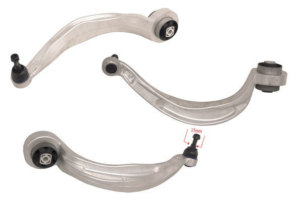 NEW DRIVER FRONT LOWER CONTROL ARM FOR AUDI A4 B8 01/2008-05/2012 (TAPER) = 15MM