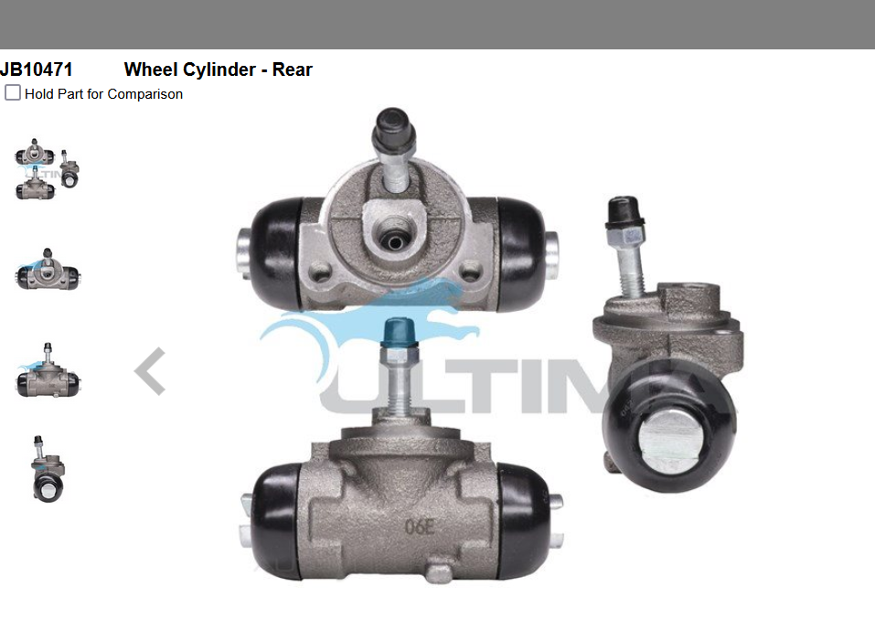 PAIR REAR WHEEL CYLINDER FOR FORD RANGER PX XL XLT wildtrak 2015-2022 ABS-ESP