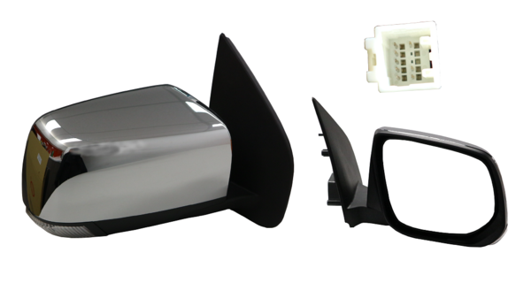 NEW RIGHT SIDE DOOR MIRROR FOR ISUZU D-MAX TFS 11/2016-06/2020 FOLDING CHROME