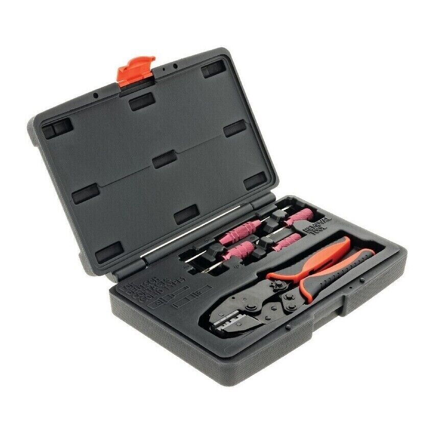 NEW Quick Change Ratchet Crimper Deutsch Solid Type with Tools