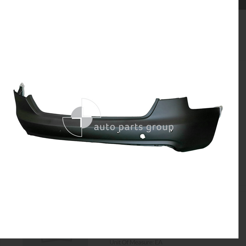 NEW REAR BAR COVER BUMPER FOR AUDI A4 6/2012-10/2015 4-DOOR SEDAN