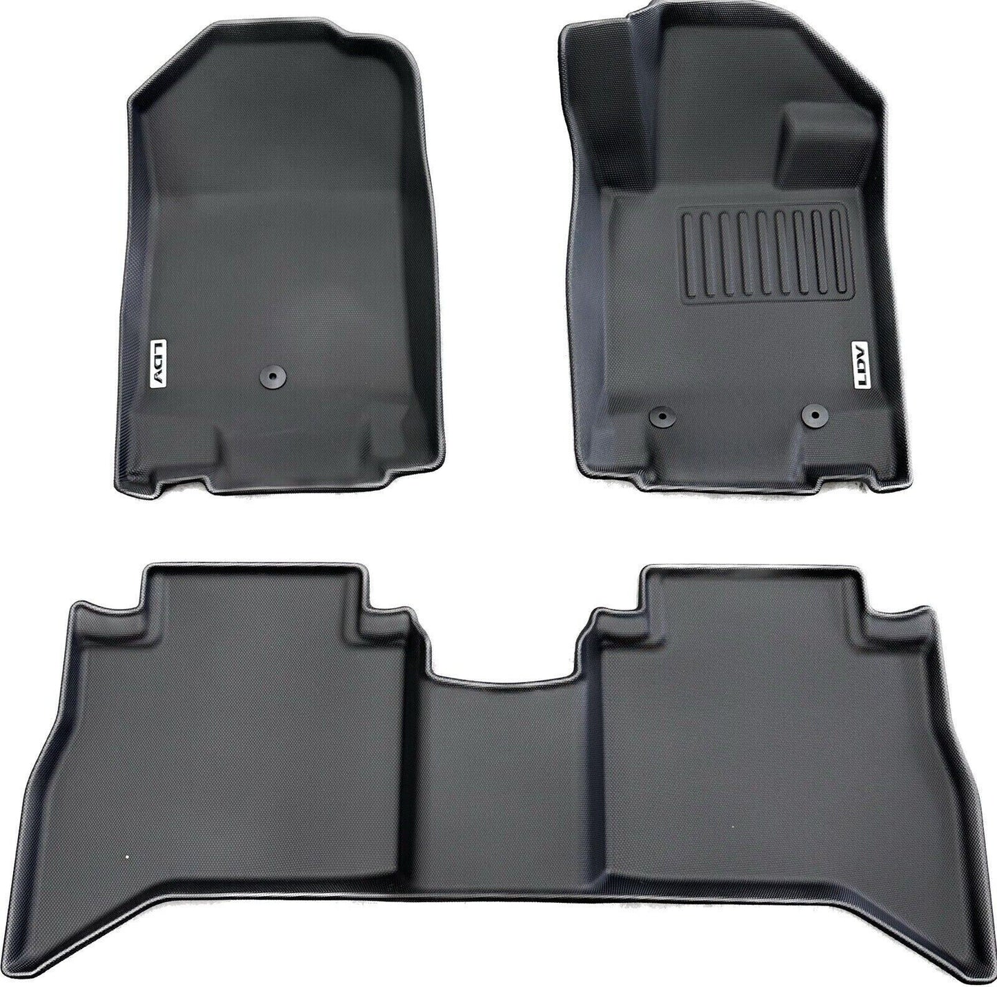 GENUINE HEAVY DUTY FRONT&REAR RUBBER FLOOR MAT SET FOR LDV T60 UTE 2017 Onwards