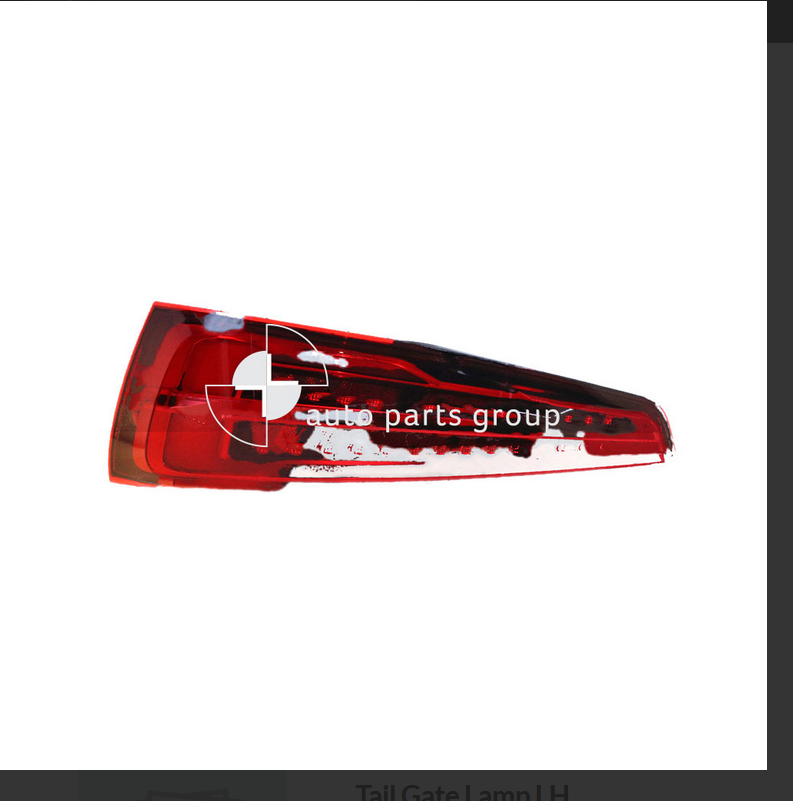 GENUINE RIGHT TAIL GATE LIGHT FOR AUDI Q3 8U WAGON 6/2015-8/2015 LED TYPE