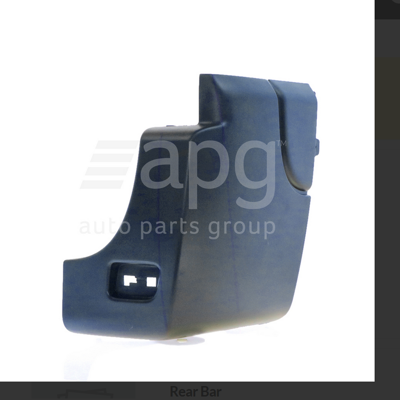 GENUINE REAR BUMPER BAR FOR RENAULT MASTER 9/2014-12/2018 VAN RIGHT REAR BAR