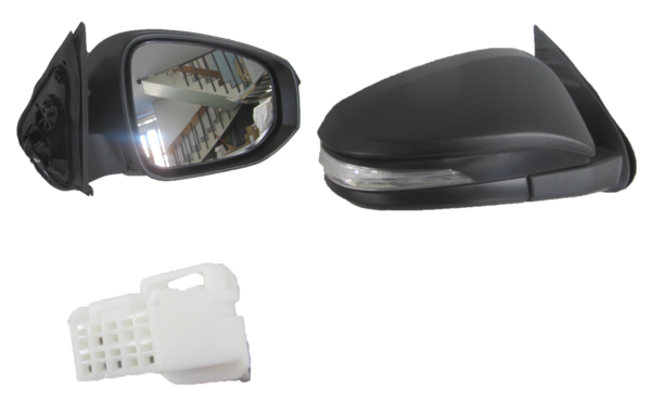 NEW DRIVER SIDE DOOR MIRROR FOR TOYOTA FORTUNER GUN156 07/2015-ON 5-PIN