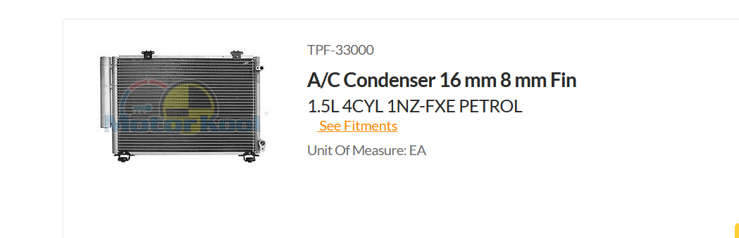 NEW AC CONDENSER FOR Toyota Prius-C NHP10R 1.5L 4CYL 1NZ-FXE 2/2015-6/2017