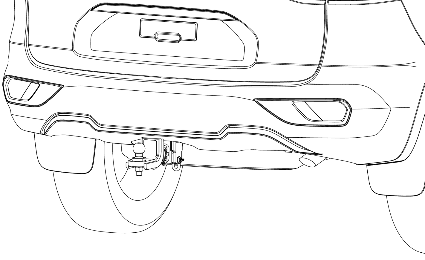 GENUINE TOW BAR TOWBAR FOR Isuzu MU-X MUX MY21 2021 Onwards