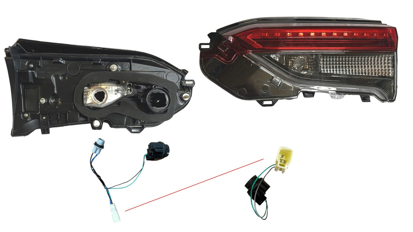 NEW RIGHT SIDE TAIL LIGHT FOR TOYOTA RAV4 50 SERIES 01/2019-ON TAILGATE LIGHT