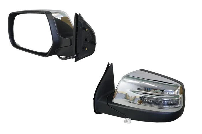 NEW LEFT DOOR MIRROR FOR FORD RANGER PJ/PK 12/2006-08/2011 CHROME -AUTO FOLDING