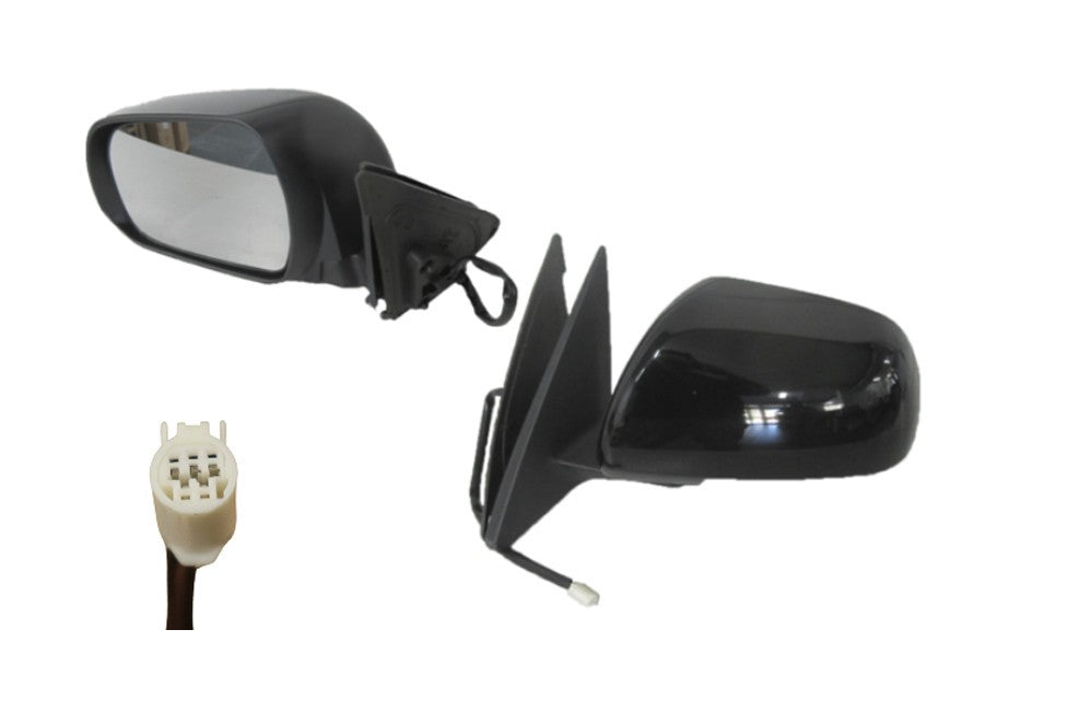 NEW LEFT SIDE DOOR MIRROR FOR TOYOTA KLUGER GSU40 08/2007-12/2013 3-PIN BLACK
