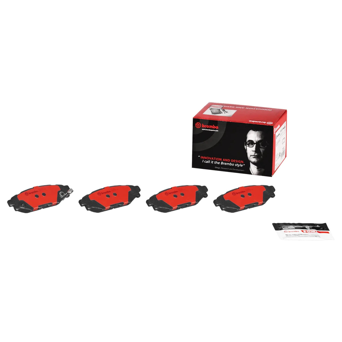 Brembo REAR Brake Pad Set For Subaru BRZ (ZC6 / ZD8, 2012–present)