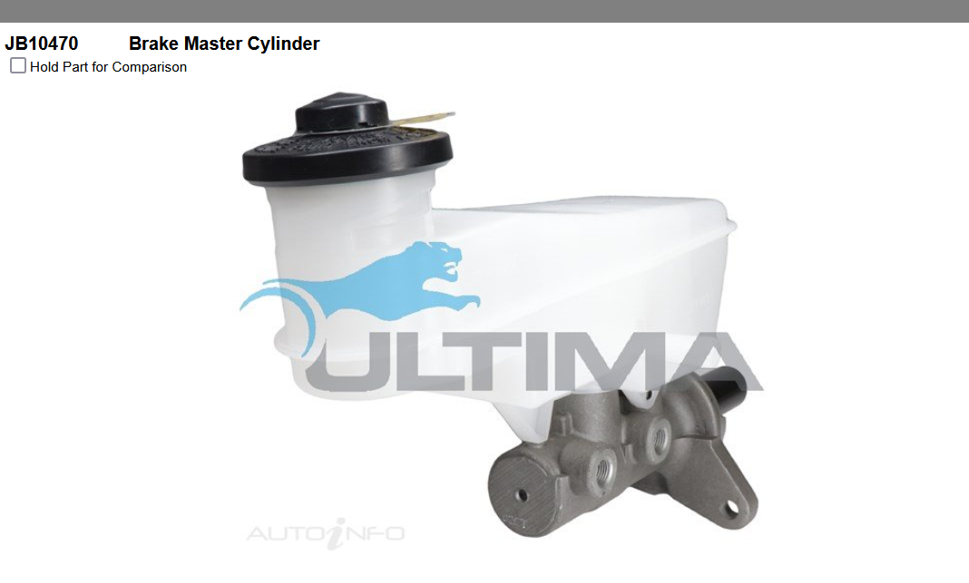 NEW BRAKE MASTER CYLINDER FOR TOYOTA HILUX WORKMATE SR SR5 2015-2022 MANUAL