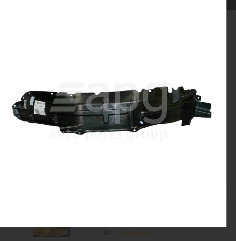 GENUINE LEFT FRONT INNER GUARD LINER FOR FORD RANGER PK 1/09-9/11 XLT & WILDTRAK