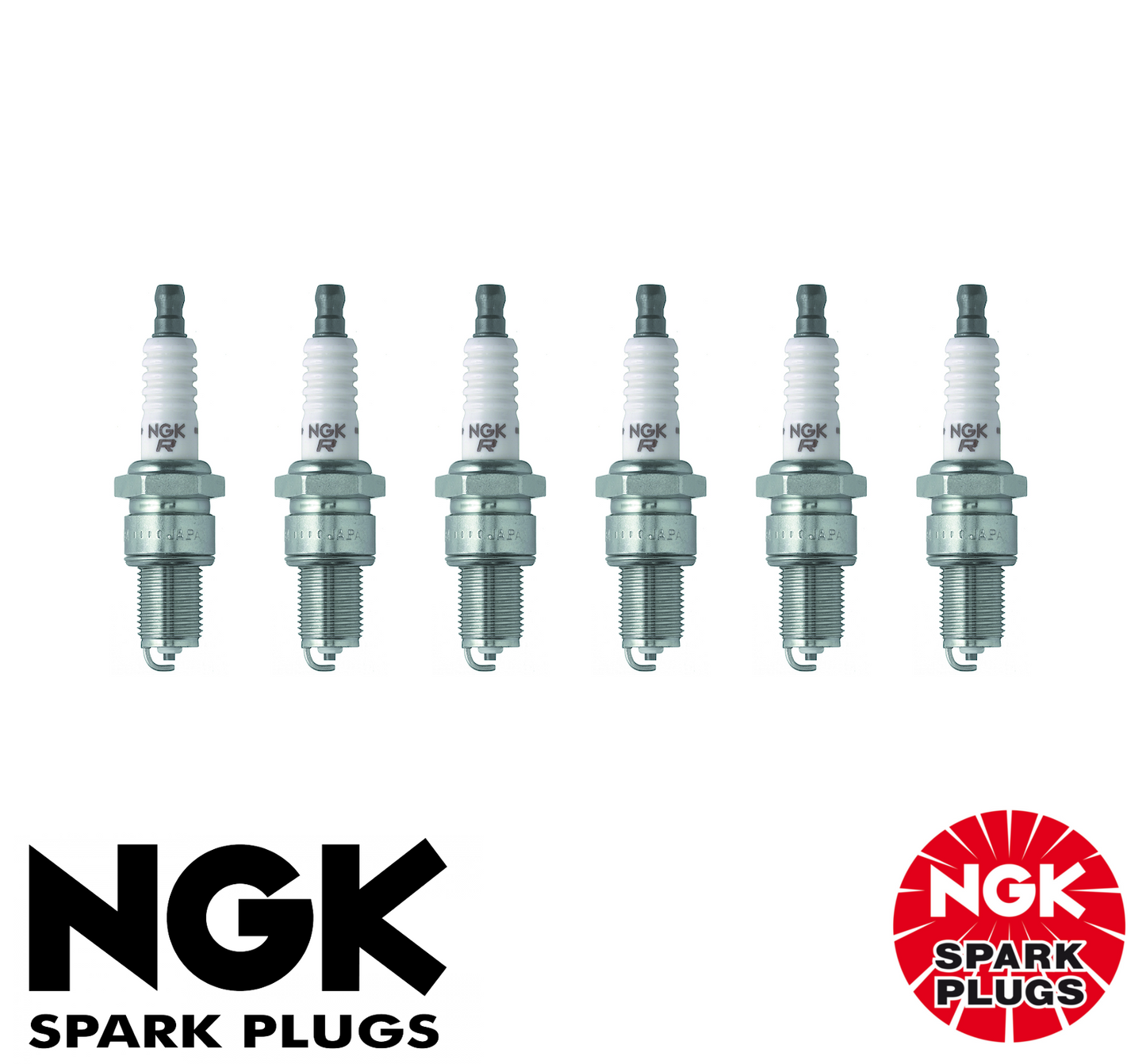 6 x GENUINE NGK SPARK PLUG SET FOR Ford Falcon LPG AU 4.0L 6 Cyl