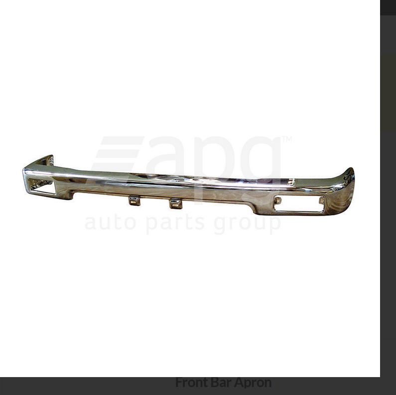 NEW FRONT BAR CHROME FOR TOYOTA HILUX 8/1988-8/1997 LN85R/LN86R/RN85R/RN90R