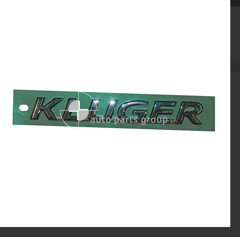 Genuine REAR TAIL GATE BADGE EMBLEM FOR Toyota KLUGER 12/2013-11/2019