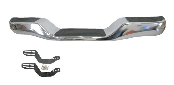 NEW REAR STEP BAR FOR MITSUBISHI TRITON ML/MN 7/2006-12/2014 CHROME (DIP CENTRE)