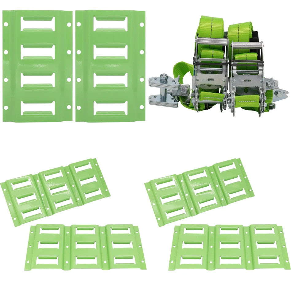 E-Track Multi Wide Kit with 3.6m Strap SET with Idler For Car Trailer and Atv