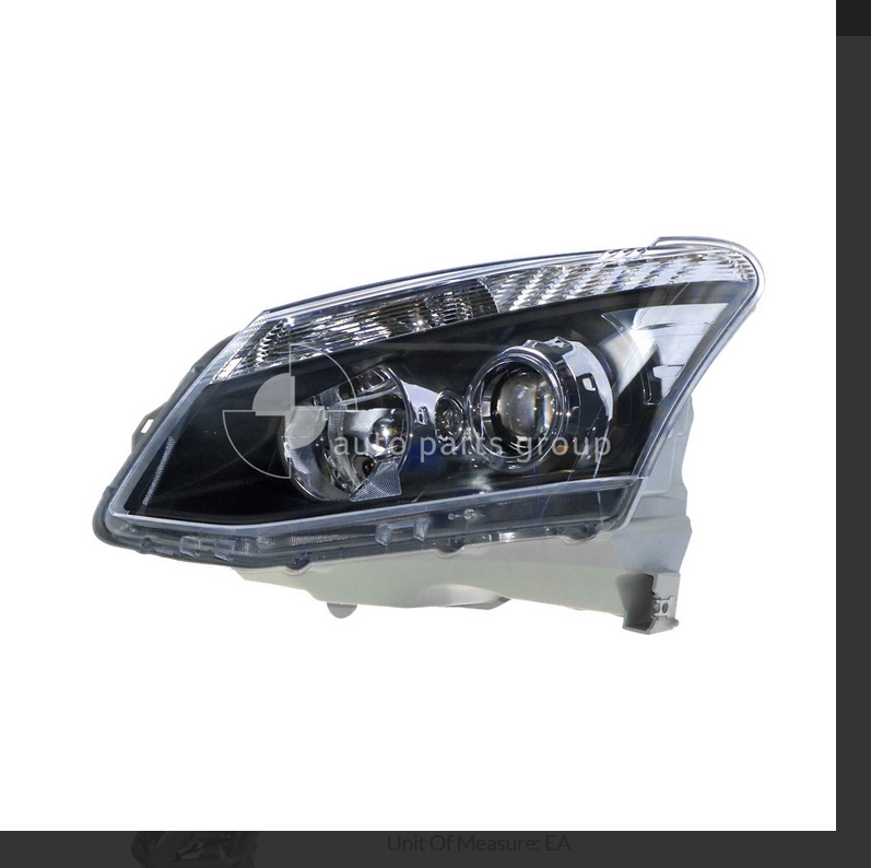 NEW LEFT HEADLIGHT FOR ISUZU D-MAX 6/12-1/17 LS/LS-U/LS-M PROJECTOR TYPE DMAX