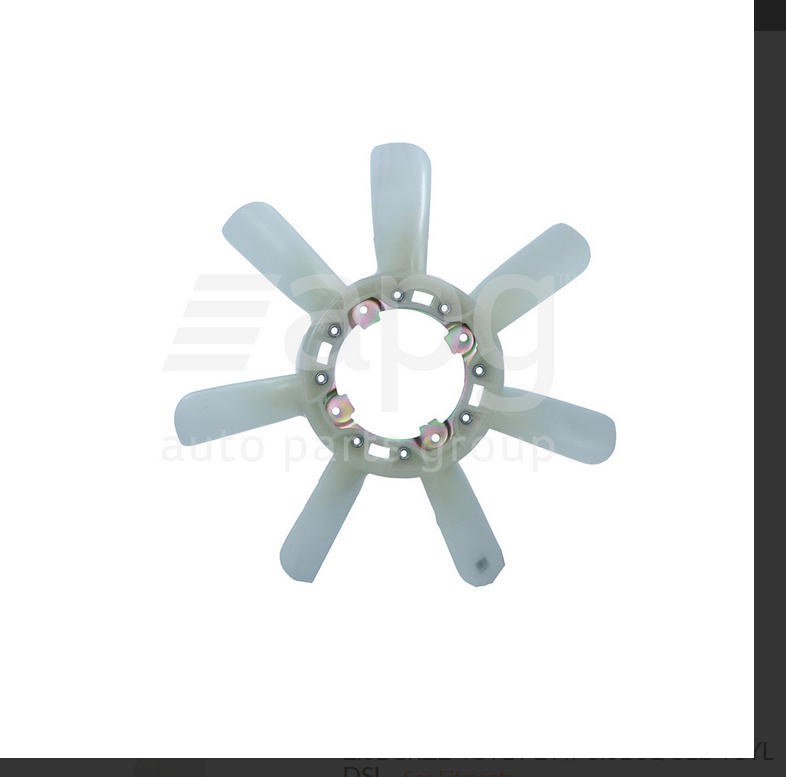 NEW FAN BLADE FOR TOYOTA HILUX LN172-R RZN 1/1998-9/2001 3.0L 5L 7 BLADE DIESEL
