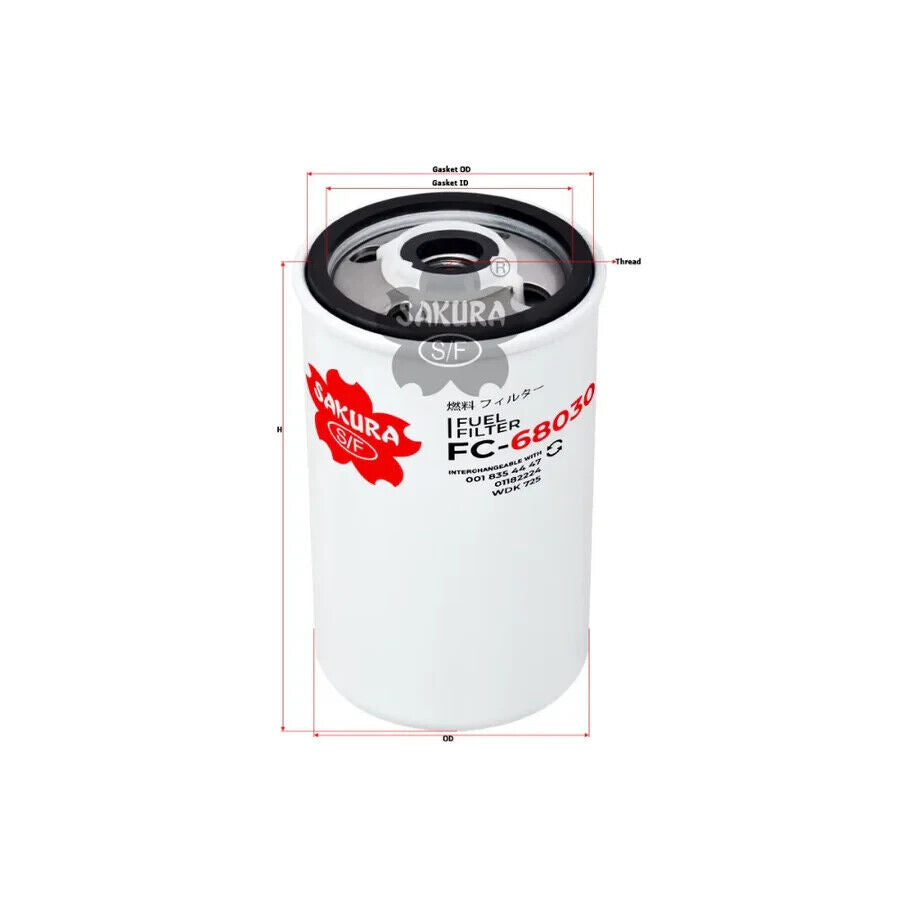 FUEL FILTER FOR FITS BF1372 P550498