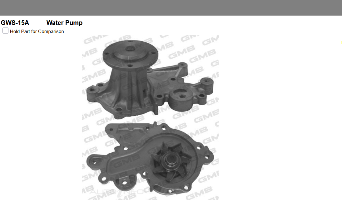 GENUINE GMB WATER PUMP+GASKET+SILICONE FOR Suzuki Carry 1.3 DA5T,DA6T,FD 4x4 (DA